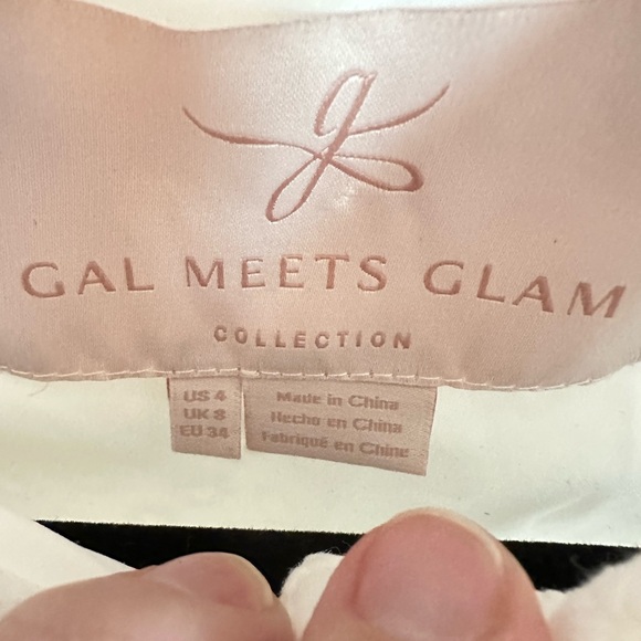 GAL MEETS GLAM 4 Judith white eyelet 100% cotton cottagecore side zip midi dress - Picture 6 of 16